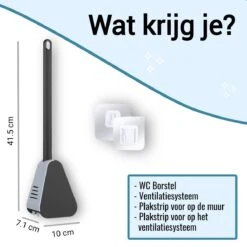 Mmoods Siliconen Golf Toiletborstel – WC Borstel Met Houder – Flexibele Siliconen WC Borstel – Antibacterieel – Hygiënisch – Zwart -Badkamer Product Winkel 1200x1200 1452