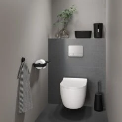 Tiger Tess - Toiletborstelhouder Met Swoop® Borstel Flexibel - Zwart / Antraciet -Badkamer Product Winkel 1200x1200 1458