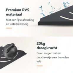 Doucherek - Doucherek Zonder Boren - Doucherekjes - Doucherek Hangend - Doucherekje - Doucherekje Zonder Boren - Doucherek Zwart - Hoek - 2 Stuks - Met Haakjes - Inclusief Montage Materiaal - Hoogwaardig Afgewerkt - EJC Products 13 Doucherek - Doucherek Zonder Boren - Doucherekjes - Doucherek Hangend - Doucherekje - Doucherekje Zonder Boren - Doucherek Zwart - Hoek - 2 Stuks - Met Haakjes - Inclusief Montage Materiaal - Hoogwaardig Afgewerkt - EJC Products -Badkamer Product Winkel 1200x1200 1495