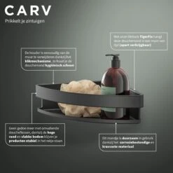 Tiger Carv - Douchemand Hoek 21 Cm - Zwart 19 Tiger Carv - Douchemand Hoek 21 Cm - Zwart -Badkamer Product Winkel 1200x1200 1504