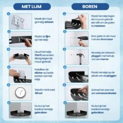Merkloos Doucherek Zonder Boren – Doucherek – Badkamerrek – Zwart RVS – Zonder Boren – IP68 Waterdicht – 8KG Draagkracht – 2 Stuks 16 Merkloos Doucherek Zonder Boren – Doucherek – Badkamerrek – Zwart RVS – Zonder Boren – IP68 Waterdicht – 8KG Draagkracht – 2 Stuks -Badkamer Product Winkel 1200x1200 1536