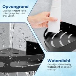 Merkloos Doucherek Zonder Boren – Doucherek – Badkamerrek – Zwart RVS – Zonder Boren – IP68 Waterdicht – 8KG Draagkracht – 2 Stuks 17 Merkloos Doucherek Zonder Boren – Doucherek – Badkamerrek – Zwart RVS – Zonder Boren – IP68 Waterdicht – 8KG Draagkracht – 2 Stuks -Badkamer Product Winkel 1200x1200 1537