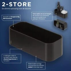 Tiger 2-Store - Wandrekje / Douchemandje - 25 Cm - Zwart 22 Tiger 2-Store - Wandrekje / Douchemandje - 25 Cm - Zwart -Badkamer Product Winkel 1200x1200 1624