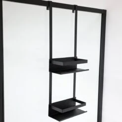 VDN Stainless Doucherek Zonder Boren - Doucherek Hangend - Doucherek Zwart - RVS - Doucherek Aan Douchewand - 2 Laags 10 VDN Stainless Doucherek Zonder Boren - Doucherek Hangend - Doucherek Zwart - RVS - Doucherek Aan Douchewand - 2 Laags -Badkamer Product Winkel 1200x1200 1646