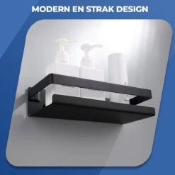 Roegaarden Doucherek Zonder Boren - Doucherekjes - Hangend - Zwart RVS - 23 CM 14 Roegaarden Doucherek Zonder Boren - Doucherekjes - Hangend - Zwart RVS - 23 CM -Badkamer Product Winkel 1200x1200 1647