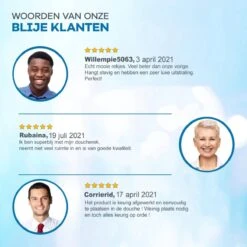 WITTS Doucherek - 2 Laags - Doucherek Zonder Boren - Doucherek Hangend - Doucherekje – Roestvrijj -Badkamer Product Winkel 1200x1200 1674