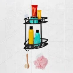 Merkloos Zelfklevend Doucherek 2 Laags - Ophangbaar Hoek Badrek Met Zuignap - Hangend Badkamer Rekje - Douchemandje - Geschikt Voor Muur/Wand Bevestiging - Ophangen Zonder Boren En Schroeven - Roestvrij - Mat Zwart 9 Merkloos Zelfklevend Doucherek 2 Laags - Ophangbaar Hoek Badrek Met Zuignap - Hangend Badkamer Rekje - Douchemandje - Geschikt Voor Muur/Wand Bevestiging - Ophangen Zonder Boren En Schroeven - Roestvrij - Mat Zwart -Badkamer Product Winkel 1200x1200 1685