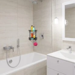 Merkloos Zelfklevend Doucherek 2 Laags - Ophangbaar Hoek Badrek Met Zuignap - Hangend Badkamer Rekje - Douchemandje - Geschikt Voor Muur/Wand Bevestiging - Ophangen Zonder Boren En Schroeven - Roestvrij - Mat Zwart 10 Merkloos Zelfklevend Doucherek 2 Laags - Ophangbaar Hoek Badrek Met Zuignap - Hangend Badkamer Rekje - Douchemandje - Geschikt Voor Muur/Wand Bevestiging - Ophangen Zonder Boren En Schroeven - Roestvrij - Mat Zwart -Badkamer Product Winkel 1200x1200 1686