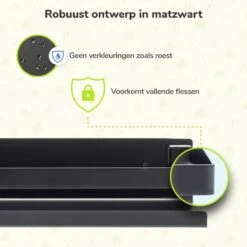 Doucherek Zwart 30 CM - Badkamer Rekje Douche - Zonder Boren - Douchemandje -Badkamer Product Winkel 1200x1200 1707