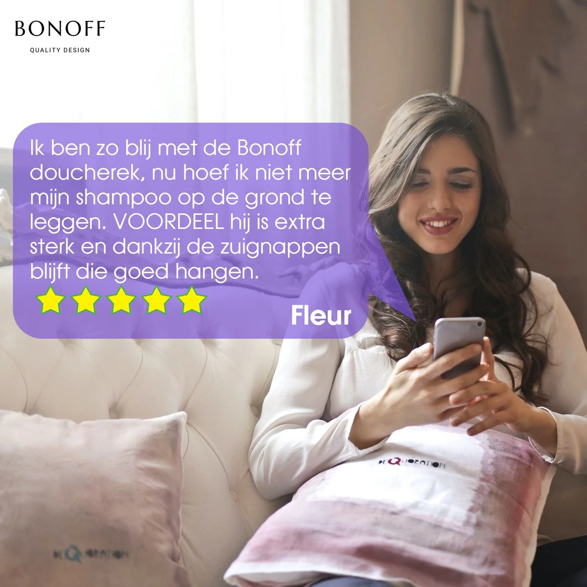 Bonoff Doucherek Zwart – 2 Laags - Doucherek Zonder Boren - Zwart – Doucherek Hangend - Badkamerrek –RVS – Badkamer Accessoires – Stijlvol 12 Bonoff Doucherek Zwart – 2 Laags - Doucherek Zonder Boren - Zwart – Doucherek Hangend - Badkamerrek –RVS – Badkamer Accessoires – Stijlvol - Afbeelding 10