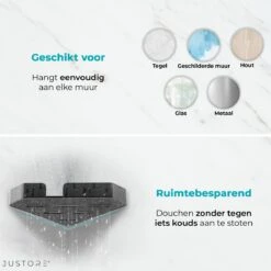 Luxe Doucherek Zonder Boren – 1/2/3 Laags – 32 Cm – Hangend – Aluminium – Zwart 20 Luxe Doucherek Zonder Boren – 1/2/3 Laags – 32 Cm – Hangend – Aluminium – Zwart -Badkamer Product Winkel 1200x1200 1811