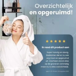 Merkloos Doucherek Zonder Boren Zwart - 30 Dagen Uitproberen -Doucherek Hangend - Badkamer Accessoires - RVS - 2 Laags 20 Merkloos Doucherek Zonder Boren Zwart - 30 Dagen Uitproberen -Doucherek Hangend - Badkamer Accessoires - RVS - 2 Laags -Badkamer Product Winkel 1200x1200 1845