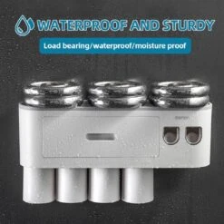 LuxeBass Tandenborstel Organizer | Tandenborstelhouder | Automatisch Tandpasta Dispenser | Met Lade En Opbergvak Voor Badkamer - LB544 -Badkamer Product Winkel 1200x1200 1919