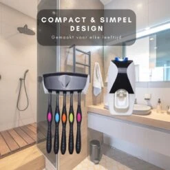 Tandpasta Dispenser - Tandenborstel Houder - Tandpasta Knijper - Tube Knijper - Tandpasta Houder - Geschikt Voor Elektrische Tandenborstel 10 Tandpasta Dispenser - Tandenborstel Houder - Tandpasta Knijper - Tube Knijper - Tandpasta Houder - Geschikt Voor Elektrische Tandenborstel -Badkamer Product Winkel 1200x1200 1936