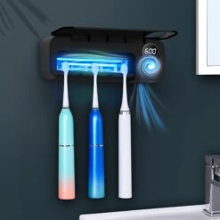 UV-Brush | Tandenborstelhouder Antibacterieel | Steriliserend UV Licht | Hangend | Zwart | Badkamer | Nieuw Model Met Ventilator -Badkamer Product Winkel 1200x1200 1952