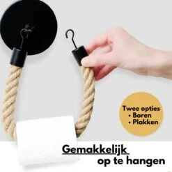 Pazzo Goods - Toiletpapierhouder - Zwart - Met Boren - Vintage - Wc Rolhouder Zwart - Wc-rolhouder Vintage - Wc-papierhouder - Wc-rolhouder -Badkamer Product Winkel 1200x1200 196