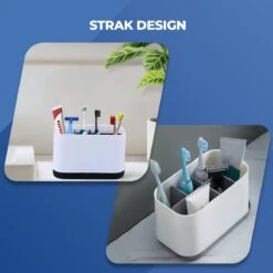 Roegaarden Tandenborstelhouder – Badkamer Organizer – 6 Sorteervakken - Met Lekbak -Wit -Badkamer Product Winkel 1200x1200 1982