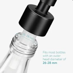 Navaris Roestvrijstalen Zeepdispenserkop Set X2 - Opschroefbare Pompkop Voor Flessen - 26-28 Mm Mondstuk Voor Vloeistof, Lotion - Zwart 10 Navaris Roestvrijstalen Zeepdispenserkop Set X2 - Opschroefbare Pompkop Voor Flessen - 26-28 Mm Mondstuk Voor Vloeistof, Lotion - Zwart -Badkamer Product Winkel 1200x1200 1990