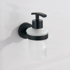 VDN Stainless Zeeppompje - Zeepdispenser - Zeepdispenser Wandmontage - Zwart - Hangend -Badkamer Product Winkel 1200x1200 1993