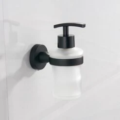 VDN Stainless Zeeppompje - Zeepdispenser - Zeepdispenser Wandmontage - Zwart - Hangend -Badkamer Product Winkel 1200x1200 1994