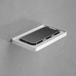 Framehack Toiletrolhouder Met Plankje Zelfklevend Zonder Boren - WC Rolhouder - Toiletrolhouder Wit - Planchet Badkamer Wit - Opbergplankje -Badkamer Product Winkel 1200x1200 200