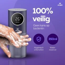 Lavrai - Automatische Zeepdispenser - Zeeppompje - Met LCD Scherm - Opldaadbaar - En Infrarood Sensor 18 Lavrai - Automatische Zeepdispenser - Zeeppompje - Met LCD Scherm - Opldaadbaar - En Infrarood Sensor -Badkamer Product Winkel 1200x1200 2068