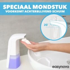 Automatische Foam Dispenser - Schuim - Zeep - Zeepdispenser - Hygiëne - Infrarood Sensor - Schuimzeep Dispenser - Zeeppompje - Elektrische Zeep Dispenser - Dettol Mousse -Badkamer Product Winkel 1200x1200 2071