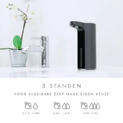 101Products Automatische Zeepdispenser - USB Oplaadbaar - Zeepdispenser Met Sensor - Zeeppompje - Zwart 16 101Products Automatische Zeepdispenser - USB Oplaadbaar - Zeepdispenser Met Sensor - Zeeppompje - Zwart -Badkamer Product Winkel 1200x1200 2086