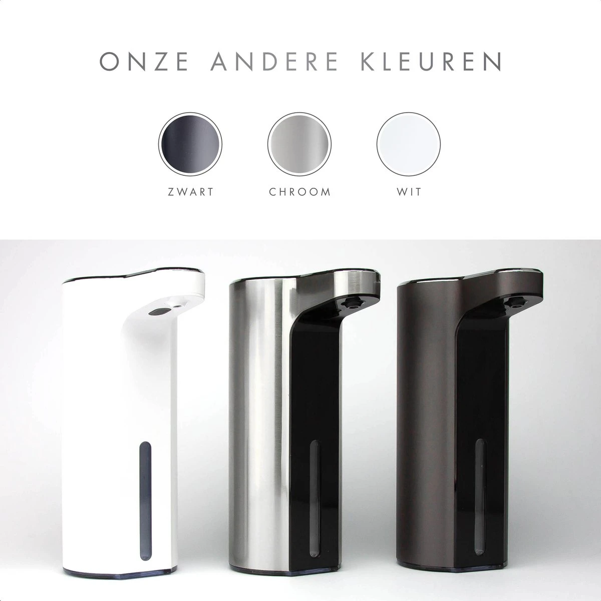 101Products Automatische Zeepdispenser - USB Oplaadbaar - Zeepdispenser Met Sensor - Zeeppompje - Zwart 11 101Products Automatische Zeepdispenser - USB Oplaadbaar - Zeepdispenser Met Sensor - Zeeppompje - Zwart - Afbeelding 9