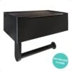 Toiletrolhouder Met Bakje – WC Rolhouder Zwart - Toiletrolhouder Met Extra Opbergruimte -Badkamer Product Winkel 1200x1200 21