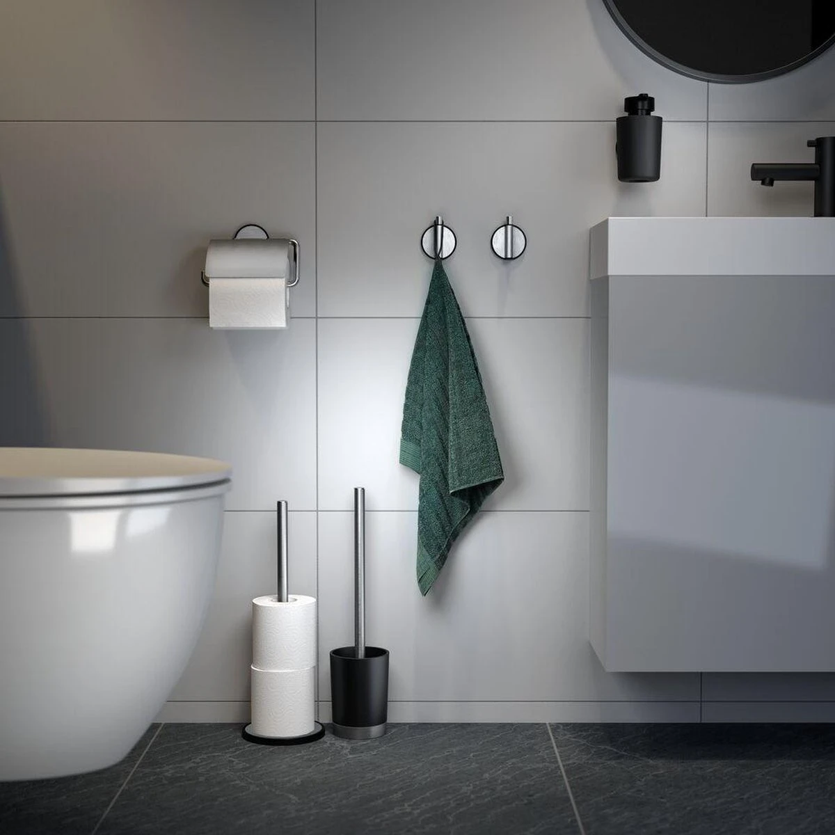 Tiger Tune - Zeepdispenser - RVS Geborsteld / Zwart 9 Tiger Tune - Zeepdispenser - RVS Geborsteld / Zwart - Afbeelding 7