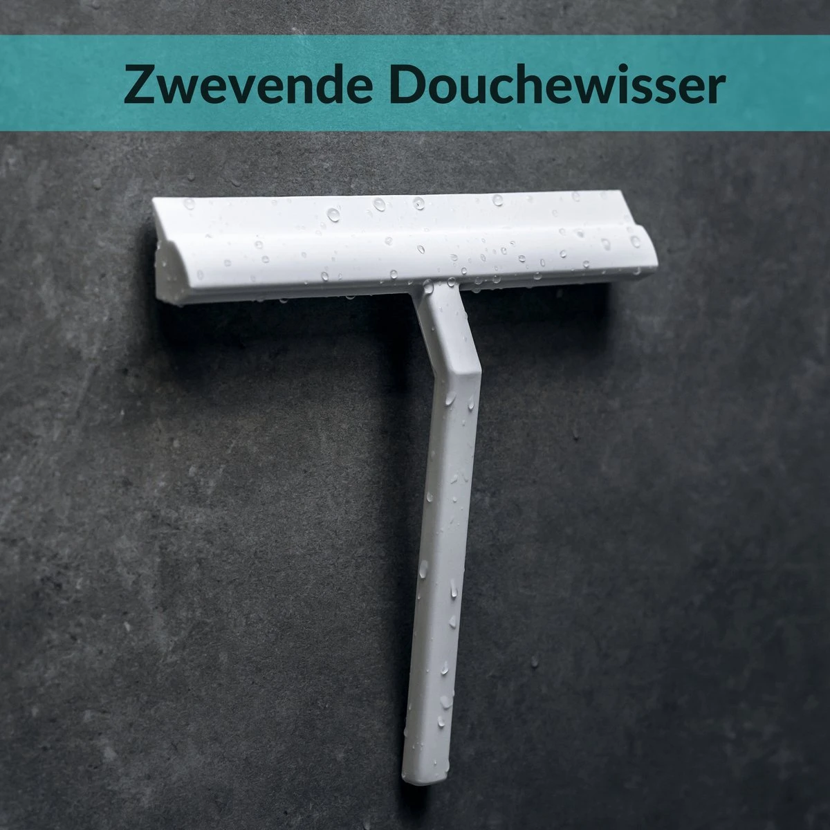 Douchewisser Wit Met Magneetstrip - Badkamer Accessoires - Raamwisser - Trekker Douche - Silicone - 21cm X 20cm 3 Douchewisser Wit Met Magneetstrip - Badkamer Accessoires - Raamwisser - Trekker Douche - Silicone - 21cm X 20cm