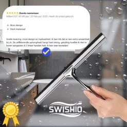 Douchewisser Met Ophangsysteem - Raamwisser - Raamtrekker - RVS - Extra Siliconen Strip -Badkamer Product Winkel 1200x1200 2141