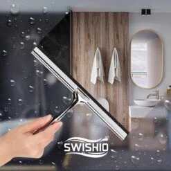 Douchewisser Met Ophangsysteem - Raamwisser - Raamtrekker - RVS - Extra Siliconen Strip -Badkamer Product Winkel 1200x1200 2143