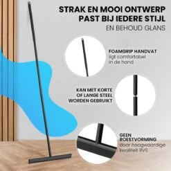 Vloertrekker Met Steel - Vloerwisser Voor In Badkamer - Watertrekker Douche - Douchewisser Zwart 17 Vloertrekker Met Steel - Vloerwisser Voor In Badkamer - Watertrekker Douche - Douchewisser Zwart -Badkamer Product Winkel 1200x1200 2164