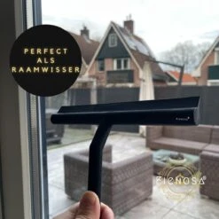 Fienosa Douchewisser Anti Kras Siliconen - Zachte Glashaak - Zwart -Badkamer Product Winkel 1200x1200 2167