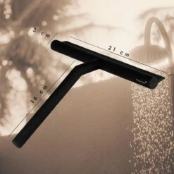 Fienosa Douchewisser Anti Kras Siliconen - Zachte Glashaak - Zwart -Badkamer Product Winkel 1200x1200 2169