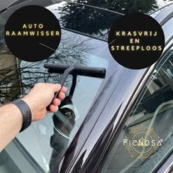 Fienosa Douchewisser Anti Kras Siliconen - Zachte Glashaak - Zwart -Badkamer Product Winkel 1200x1200 2171