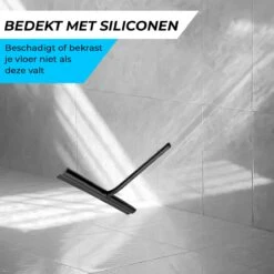 Minismus Extra Brede Douchewisser Met Magneethouder Ophangsysteem Ophanghaak - 33 Cm Breed - Zwart -Badkamer Product Winkel 1200x1200 2175