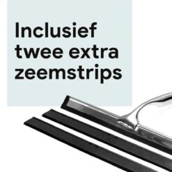 Douchewisser Met Ophanghaak En 2 Extra Strips - Raamwisser Voor Douche - Raamtrekker Chroom 17 Douchewisser Met Ophanghaak En 2 Extra Strips - Raamwisser Voor Douche - Raamtrekker Chroom -Badkamer Product Winkel 1200x1200 2193