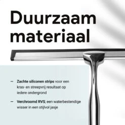 Douchewisser Met Ophanghaak En 2 Extra Strips - Raamwisser Voor Douche - Raamtrekker Chroom 18 Douchewisser Met Ophanghaak En 2 Extra Strips - Raamwisser Voor Douche - Raamtrekker Chroom -Badkamer Product Winkel 1200x1200 2194