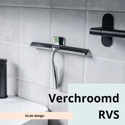 Douchewisser Met Ophanghaak En 2 Extra Strips - Raamwisser Voor Douche - Raamtrekker Chroom 20 Douchewisser Met Ophanghaak En 2 Extra Strips - Raamwisser Voor Douche - Raamtrekker Chroom -Badkamer Product Winkel 1200x1200 2195