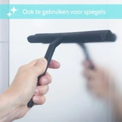 Douchewisser Zwart Met Magneetstrip - Badkamer Accessoires - Raamwisser - Trekker Douche - Silicone - 21cm X 20cm 18 Douchewisser Zwart Met Magneetstrip - Badkamer Accessoires - Raamwisser - Trekker Douche - Silicone - 21cm X 20cm -Badkamer Product Winkel 1200x1200 2226