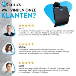 Sanics Toiletrolhouder Zwart Met Klep - WC Rolhouder RVS Inclusief Montage Set - Closetrolhouder -Badkamer Product Winkel 1200x1200 244