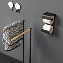 Sealskin Brix - Toiletrolhouder Dubbel - Zwart 17 Sealskin Brix - Toiletrolhouder Dubbel - Zwart -Badkamer Product Winkel 1200x1200 298