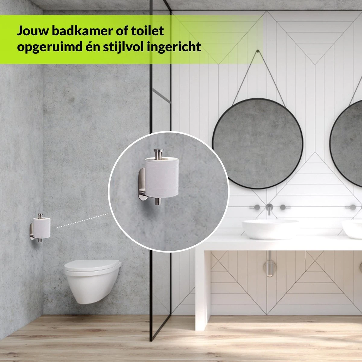 Toiletrolhouder Zonder Boren - Zilver - RVS WC Rolhouder Zelfklevend 7 Toiletrolhouder Zonder Boren - Zilver - RVS WC Rolhouder Zelfklevend - Afbeelding 5