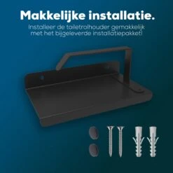 Via Fectio® Toiletrolhouder - Toiletrolhouders - Telefoonhouder - WC Rolhouder - Zonder Klep - RVS (Roestvrij Staal) -Badkamer Product Winkel 1200x1200 328