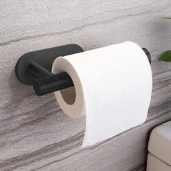 Vannons - Toiletrolhouder - WC Rolhouder Zwart Zonder Boren - Zelfklevend - WC Rol Houder RVS - Zwart 20 Vannons - Toiletrolhouder - WC Rolhouder Zwart Zonder Boren - Zelfklevend - WC Rol Houder RVS - Zwart -Badkamer Product Winkel 1200x1200 33
