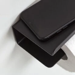 Tiger Colar - Toiletrolhouder Met Planchet - Zwart -Badkamer Product Winkel 1200x1200 332