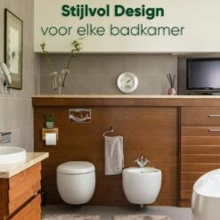 JoFlow® Toiletrolhouder Met Plankje | Wc Rolhouder Staand | Bamboe Badkamer Accessoires | Montage Met Schroeven En/of 3M Plakstrips 13 JoFlow® Toiletrolhouder Met Plankje | Wc Rolhouder Staand | Bamboe Badkamer Accessoires | Montage Met Schroeven En/of 3M Plakstrips -Badkamer Product Winkel 1200x1200 379